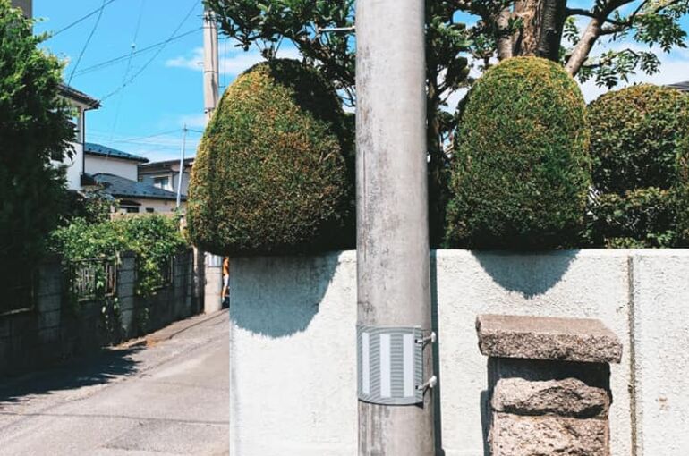 電柱の写真