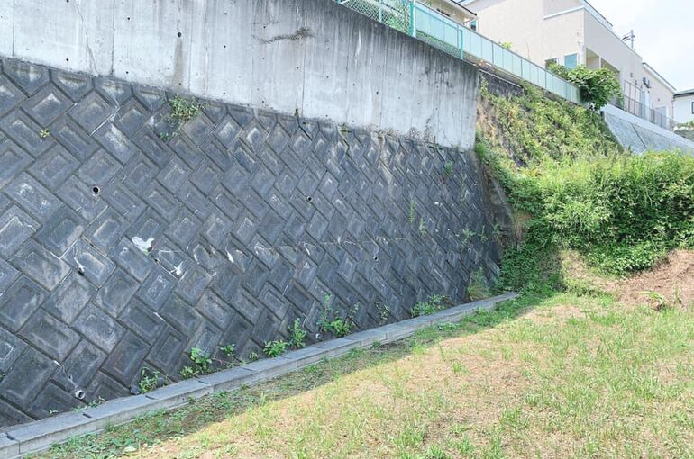 擁壁の写真