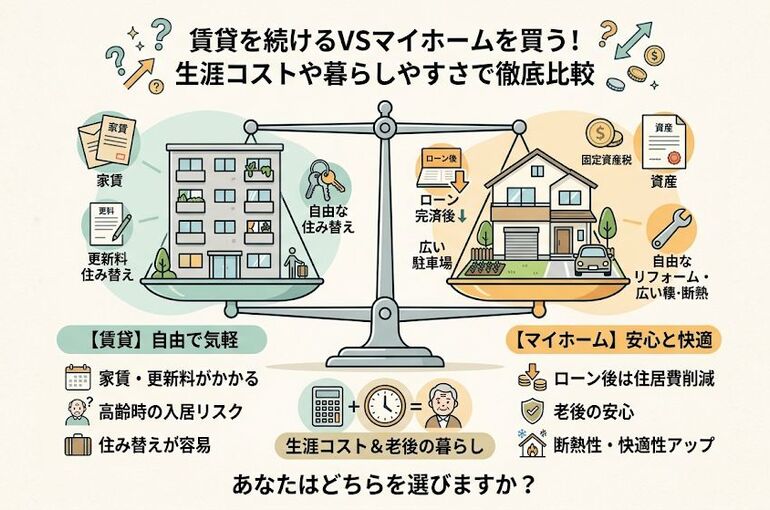 不動産賃貸・購入比較