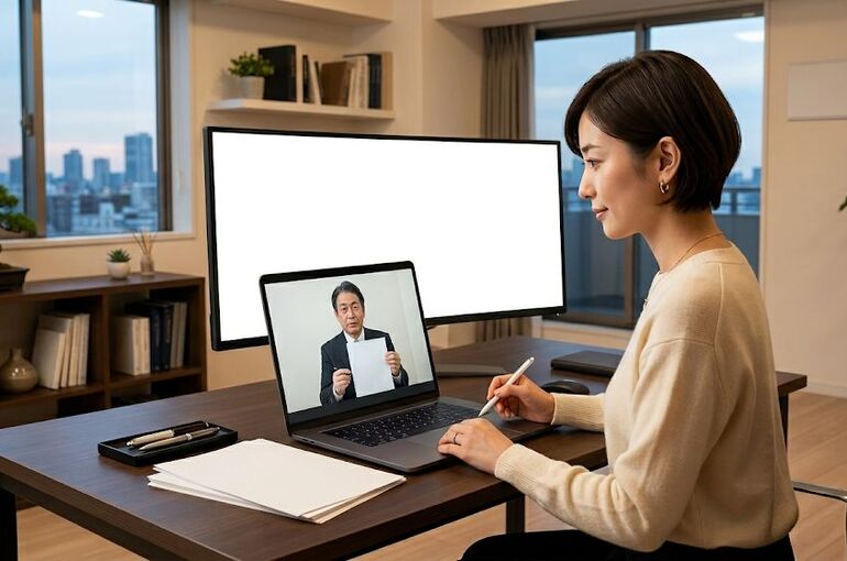 リモート不動産契約のイメージ